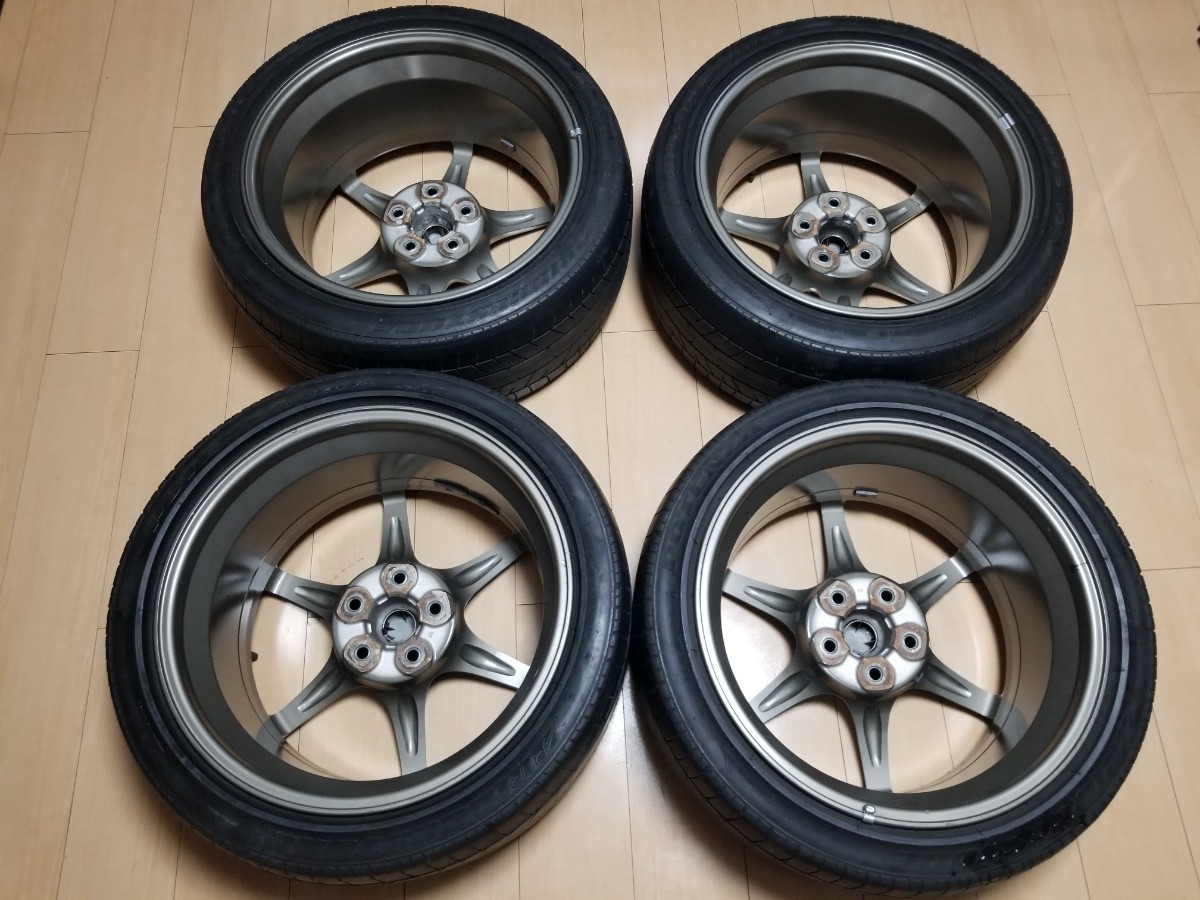 ☆美品・絶版・軽量☆18インチ☆9J+30 4本 BNR34 GTR純正ホイール