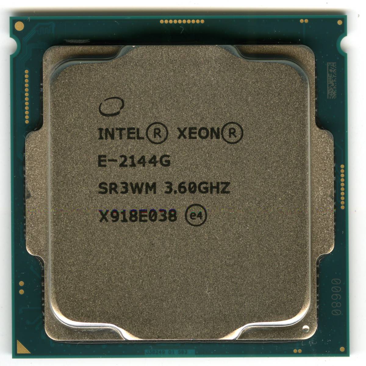 Intel Xeon E-2144G SR3WM 中古 (Xeon)|売買されたオークション Intel Xeon E-2144G SR3WM 中古 (Xeon)|売買されたオークション
