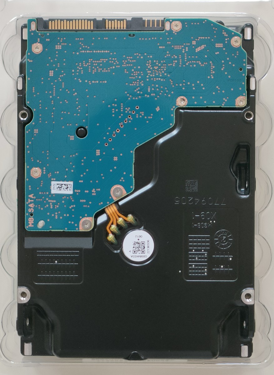 東芝製HDD 16TB MN08ACA16T/JP BOX品 中古品 ハードディスク(2TB
