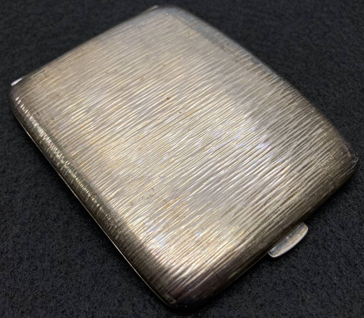銀製 silver950刻印 シガレットケース 重量114g 金工 煙草ケース 煙草
