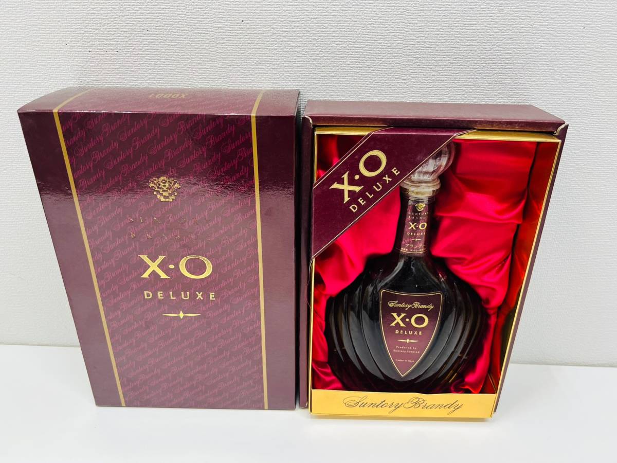 EB-3683】1円～ 未開栓 サントリー ブランデー XO デラックス 700ml 40