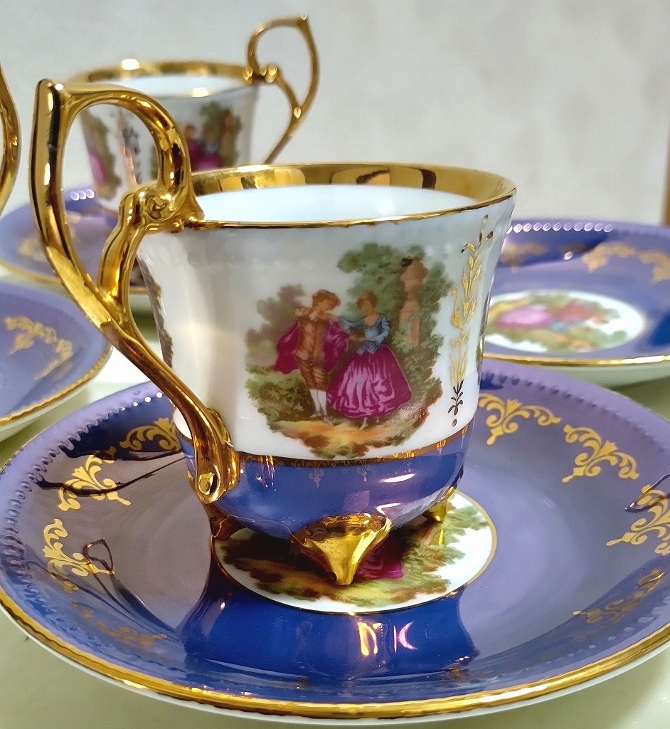 大橋陶器　デミカップ　カップ＆ソーサー　箱付き　926エンヂ　かわいい昭和レトロ 大橋陶器 OHASHI CHINA - Yahoo!オークション 未使用品自宅保管品 未