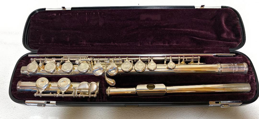 お1-026//【現状品】フルート YAMAHA ヤマハ YFL-211S 管楽器 ケース付き