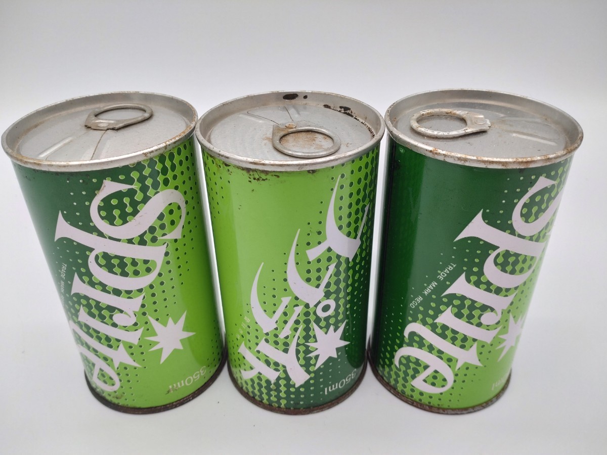当時物 レトロ 空缶 スプライト まとめて3個 350ml 未開封 （中身は気