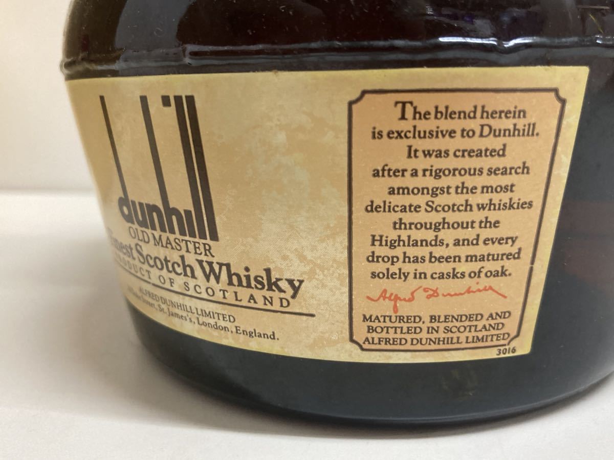 ☆未開栓☆ dunhill ダンヒル スコッチウイスキー 古酒 750ml 43% 未開