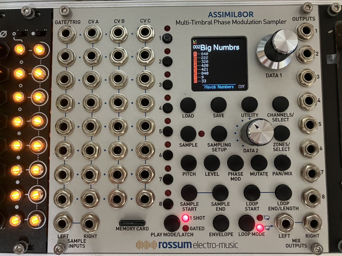 rossum electro-music ASSIMIL8ORモジュラーシンセ ユーロラック 送料