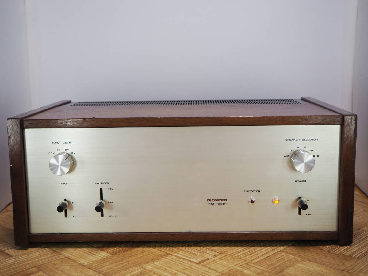 Pioneerパイオニア パワ－アンプSM－3000 メンテナンス済