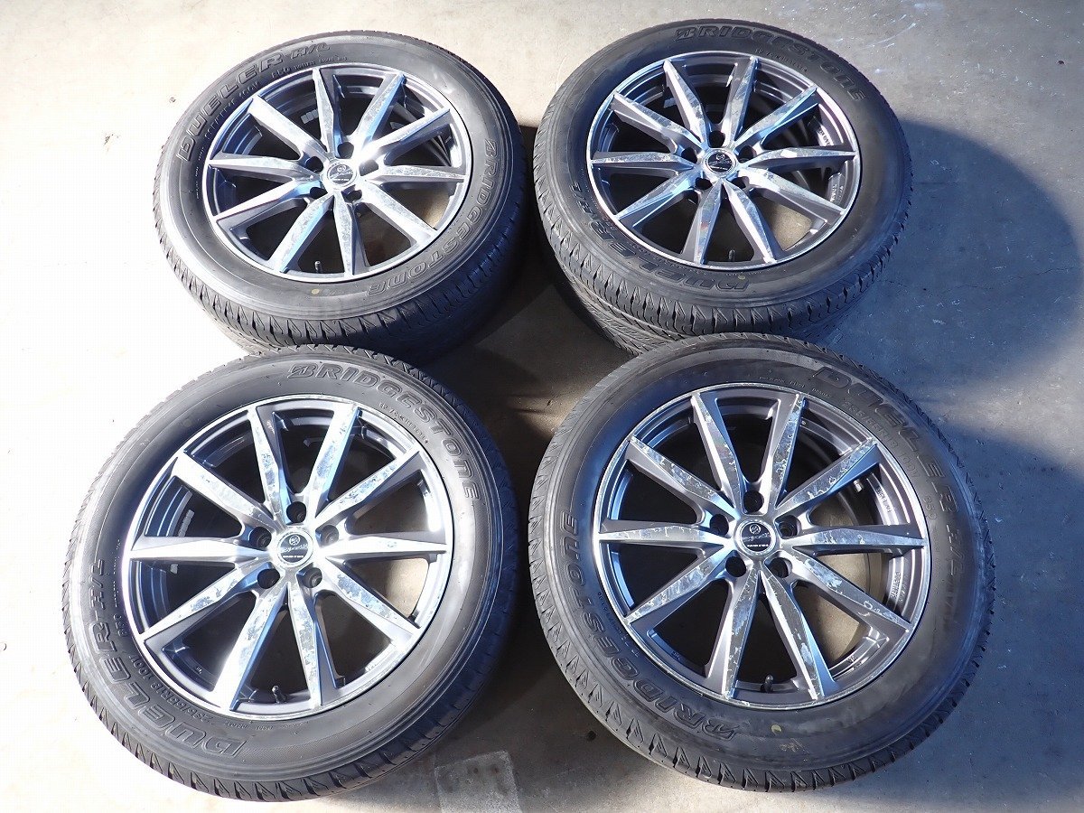 QR7030【送料無料235/55R18】ENKEI SMACK スマック NX ハリアー RAV4 