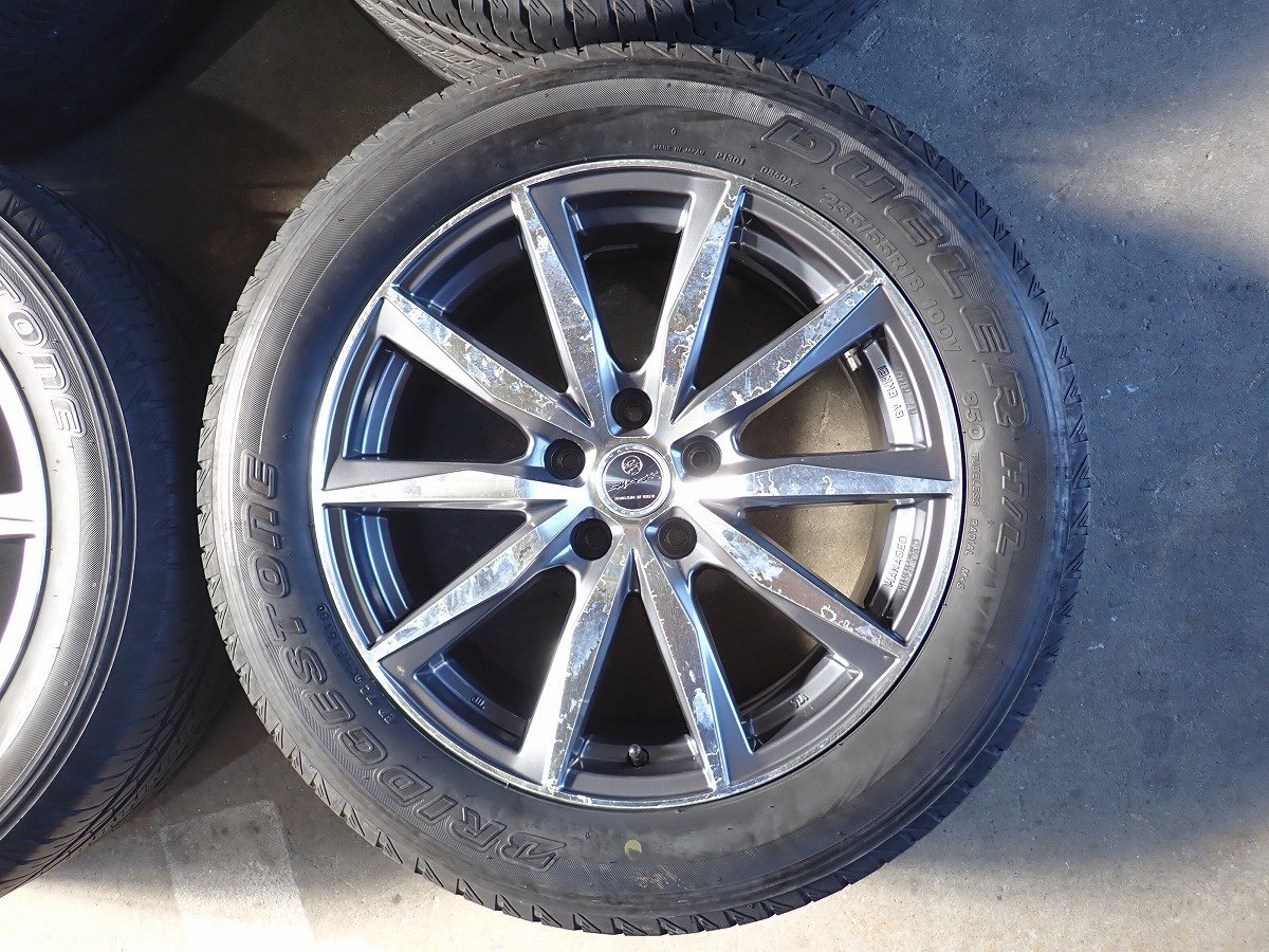 QR7030【送料無料235/55R18】ENKEI SMACK スマック NX ハリアー RAV4 