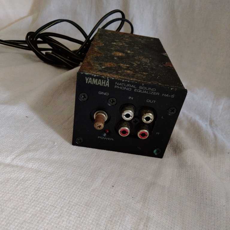 ジャンク品 YAMAHA HA-5 PHONO EQUALIZER MMカートリッジ対応フォノ