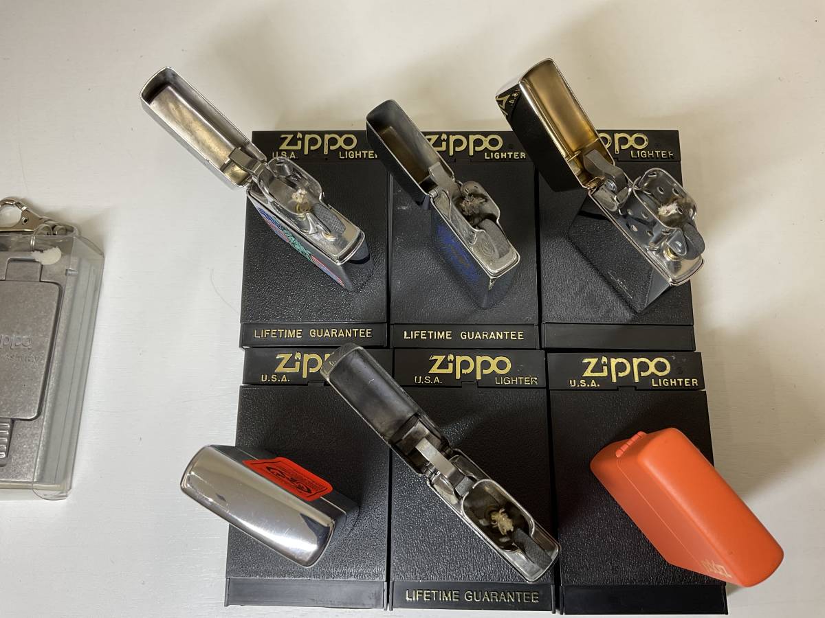 zippo ライター10点おまとめ 中古品／ジャンク品／未使用品 着火未確認 