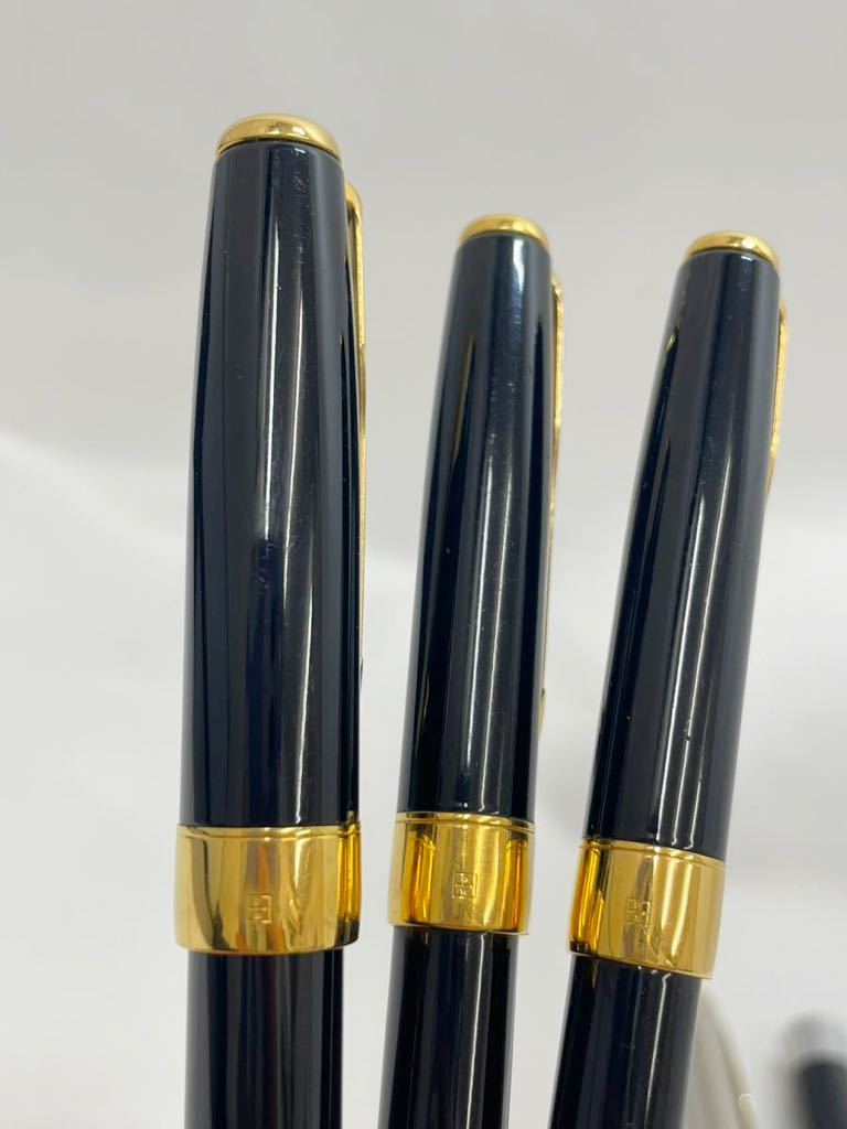 KT0623 PARKER/パーカー 万年筆 ペン先18K 1本 ボールペン 4本 合計5本 