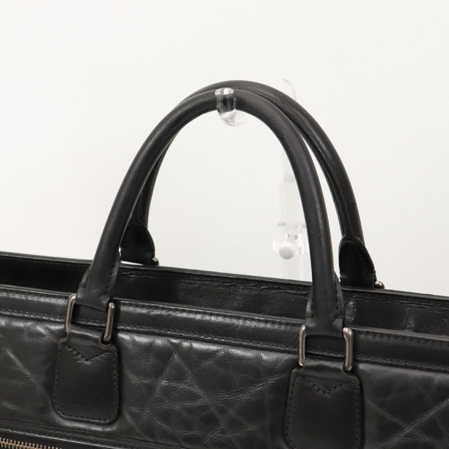 美品 ⭐️HUNTING WORLD 牛革 バチューレザー ブリーフケース メンズ 相場価格￥170,000- 美品 HUNTING WORLD ハンティングワールド 牛革