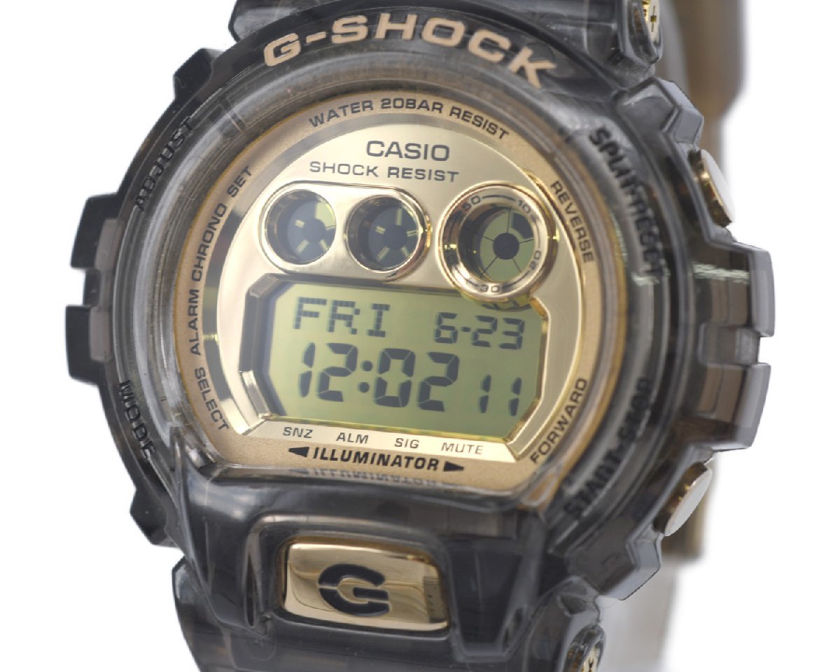 美品] 稼働品【CASIO】カシオ G-SHOCK GD-X6900FB-8JF スケルトン 