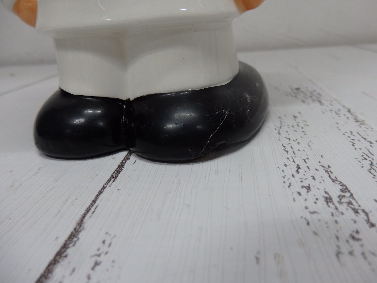 星見】 内藤ルネ RUNE 水兵 セーラー 約21cm 陶器製 貯金箱 sailor-boy 
