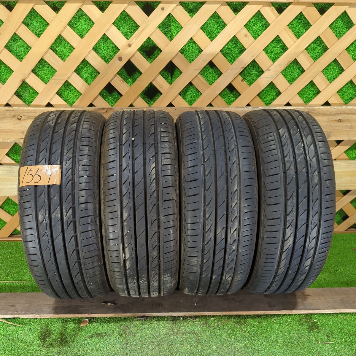 送料無料 1557 UTSIDE DH2 195/45R16 バリ山 サマー 夏 4本 8分山