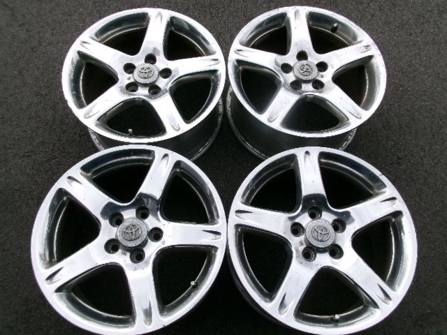 送料無料【トヨタ】ベルテックスエディション☆彡16系アリスト[純正]アルミ ☆8J×17 +50 PCD114.3-5穴☆4本//タイヤ&ホイール招き 若槻店