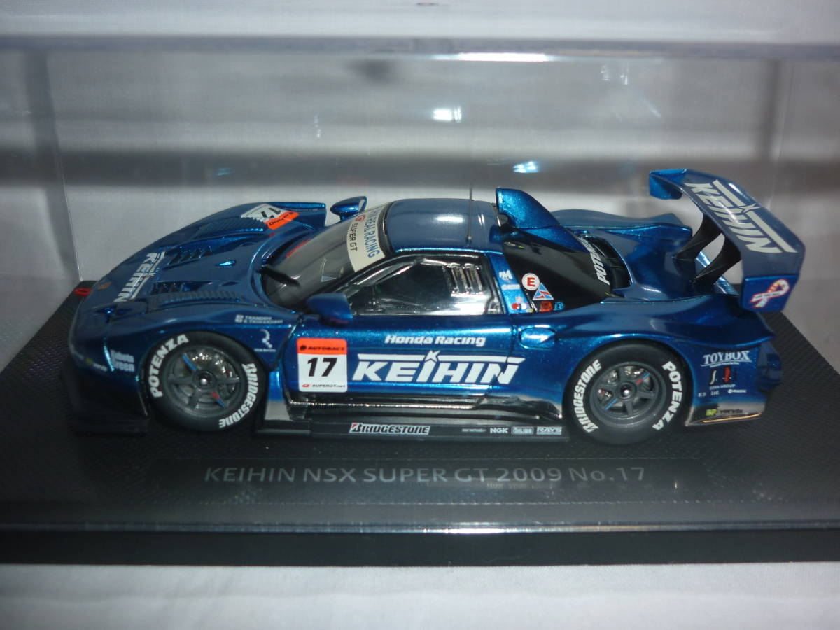EBBRO 1/43 SUPER GT 500 2009 KEIHIN NSX BLUE/GRAY エブロ スーパー 