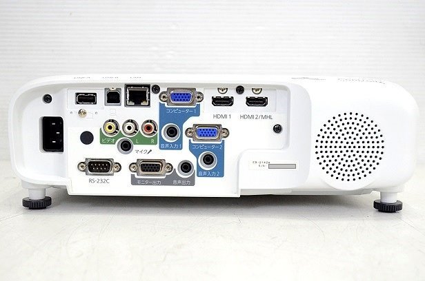 EPSON/エプソン 4200lm ビジネスプロジェクター□EB-2142W ランプ点灯 