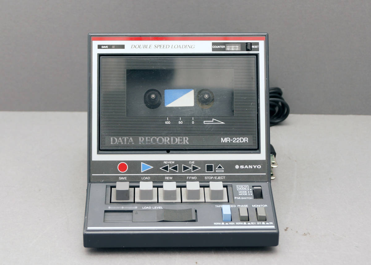 □【激レア】SANYO MR-22DR データレコーダー MR-22DR データ