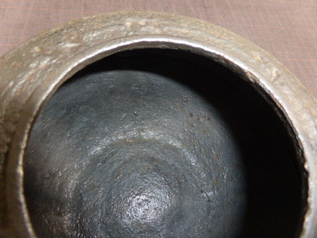 256 「龍文堂造」京鉄瓶 満水1300mL 重さ1587g 水漏れはありません 水