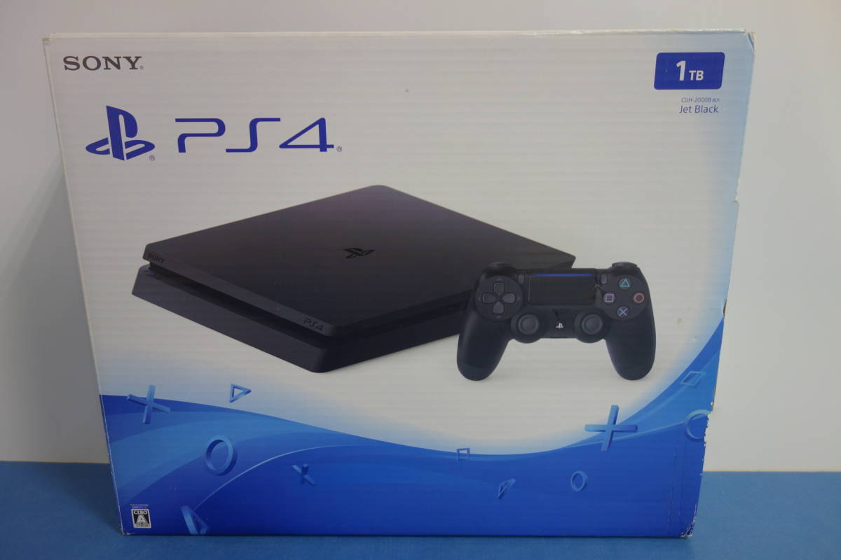 071) 中古 PS4本体 1TB CUH-2000B ジェットブラック (PS4本体)｜売買 