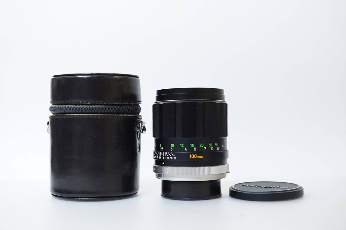 MINOLTA MC TELE ROKKOR-PF 100mm F2.5 MDマウント ミノルタ 中望遠単