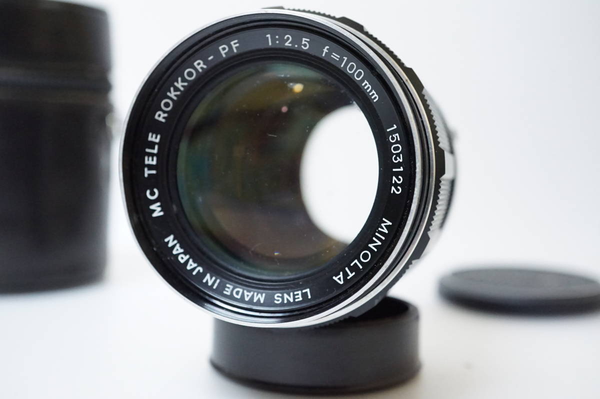 整備＆テスト ミノルタ MC TELE ROKKOR 100mm F2.5 41 MD TELE ROKKOR 100mm F2.5 SR/MDマウント MINOLTA ミノルタ | 近江