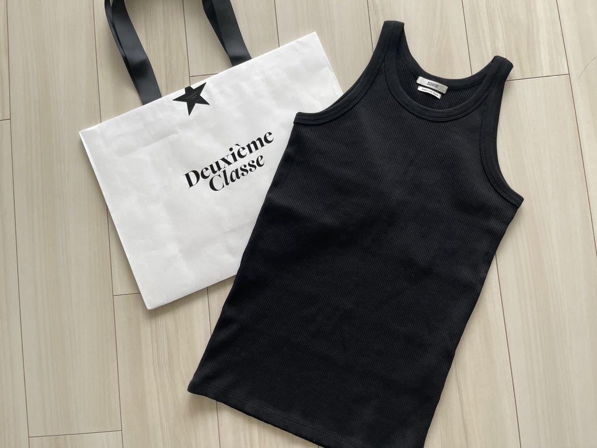 ドゥーズイエムクラス☆タンクトップ黒 Deuxieme ドゥーズィエムクラス