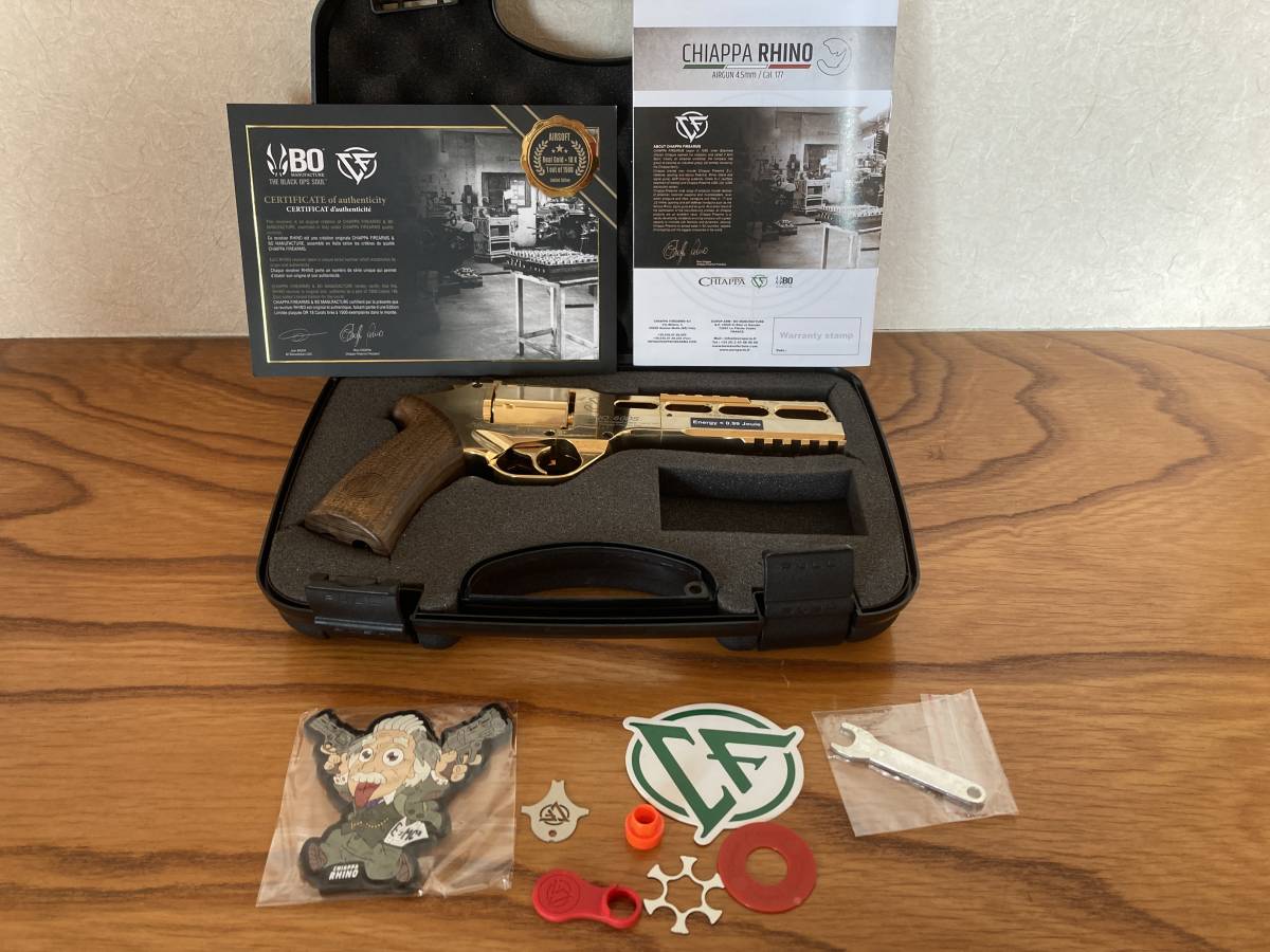 BO キアッパ ライノ 60DS 18Kメッキ Chiappa Rhino 60DS .357 Magnum