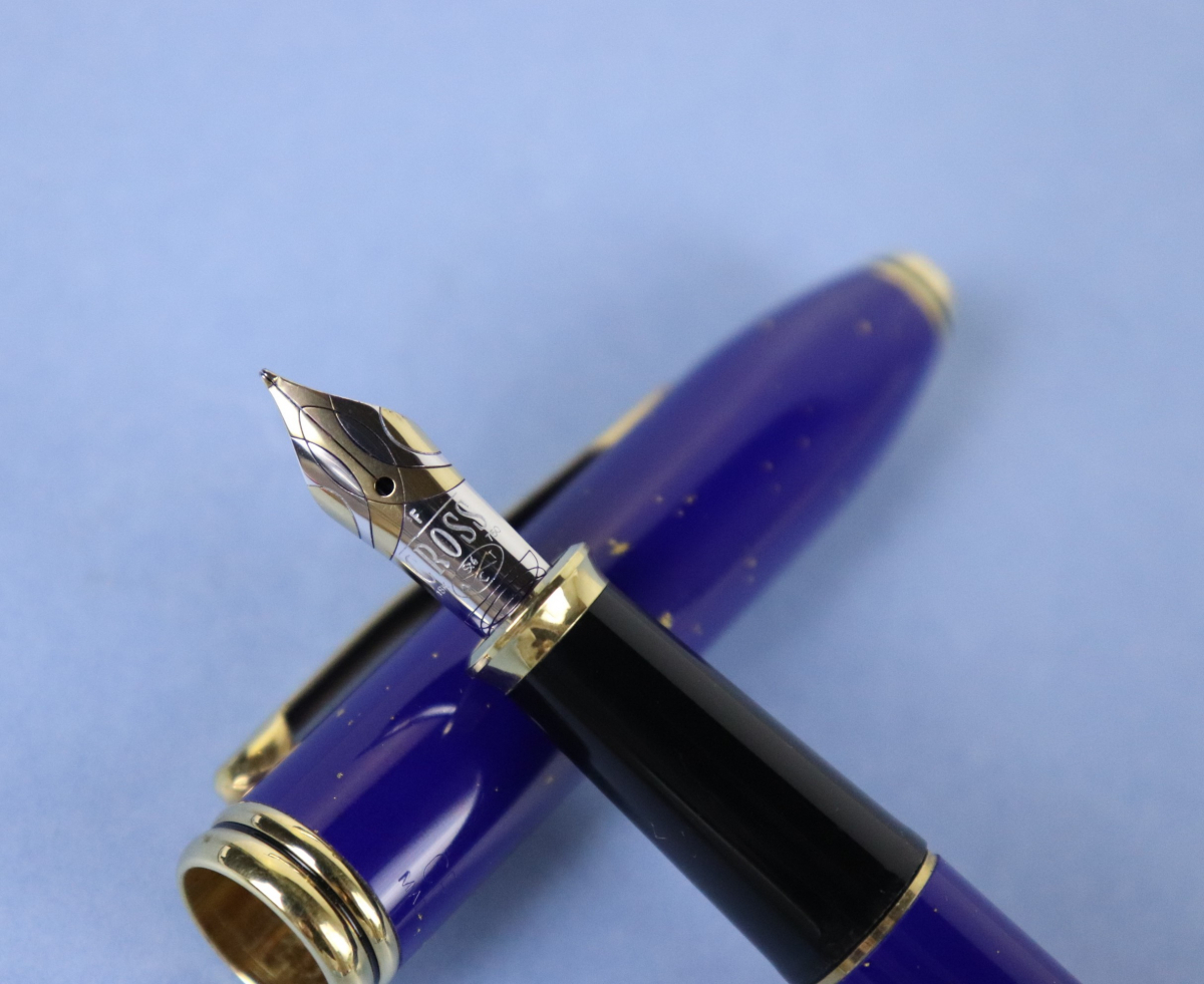 未使用】CROSS クロス万年筆 タウンゼント 750 18K 金張 ニブ：B｜筆記具 