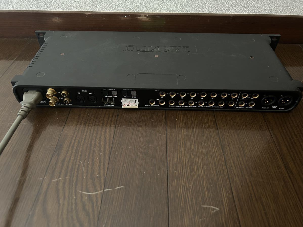 MOTU 828mk3 Firewire 動作品 オーディオインターフェイス 828mk3 MOTU