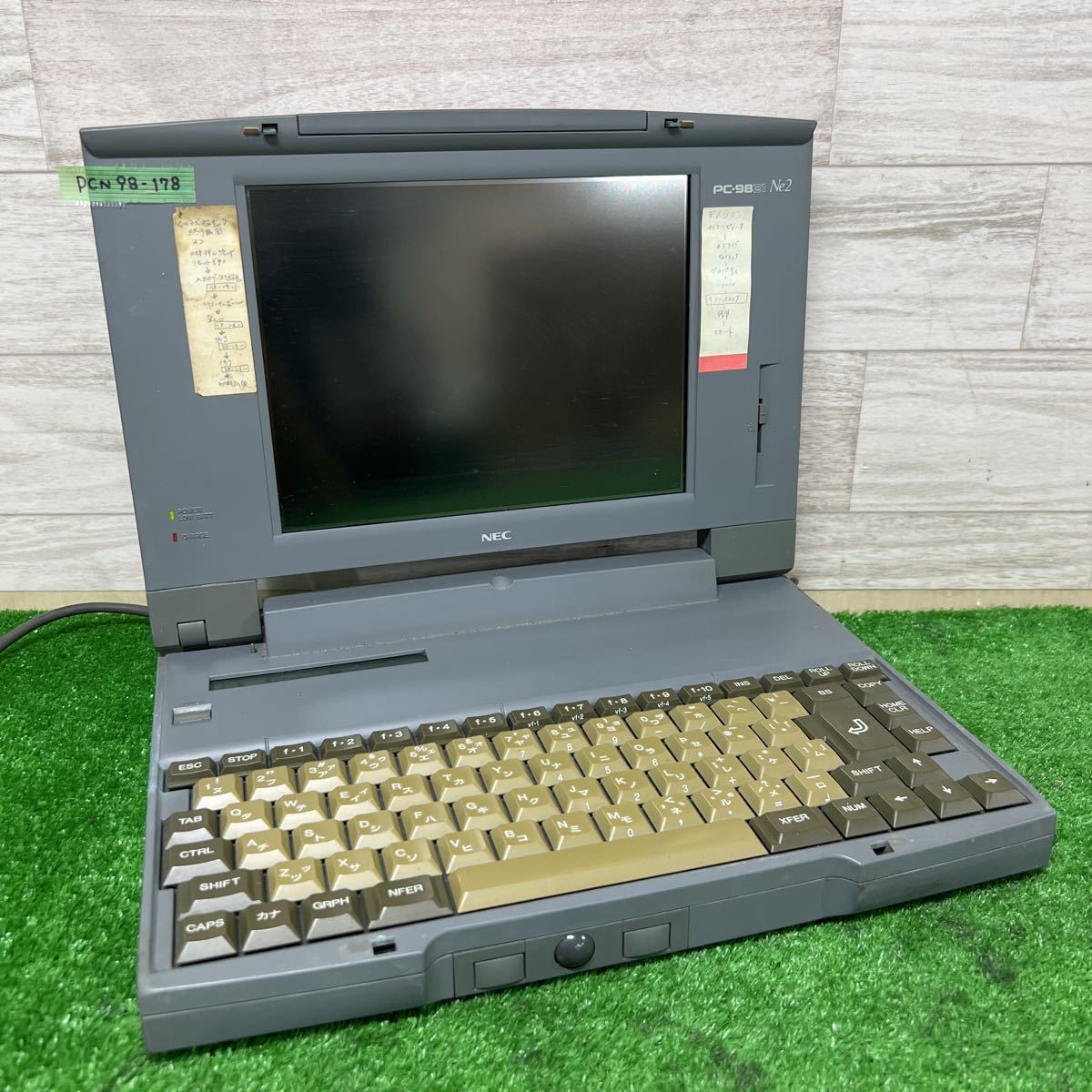 PCN98-178 激安 PC98 ノートブック NEC PC-9821Ne2 起動確認済み
