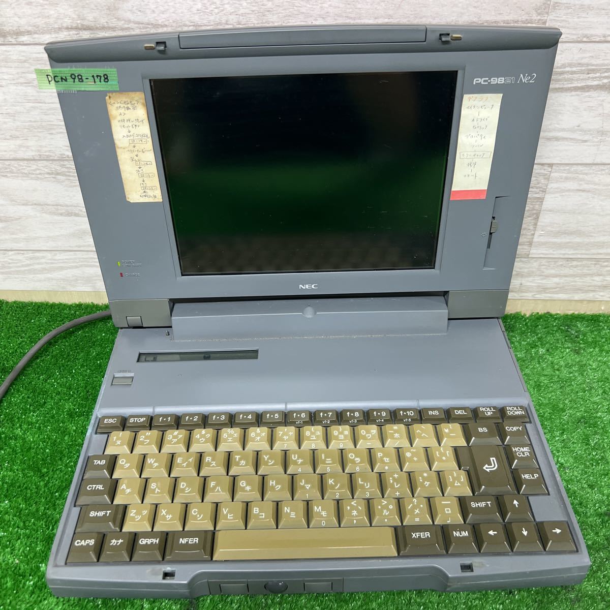 PCN98-178 激安 PC98 ノートブック NEC PC-9821Ne2 起動確認済み