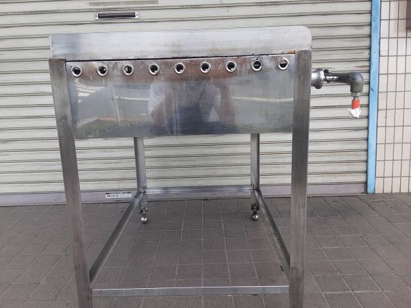 鉄板焼き用バーナー600用LPガス用 鉄板＋ガスバーナー台 LPガス用 鉄板焼き 屋台 店舗 厨房 業務用