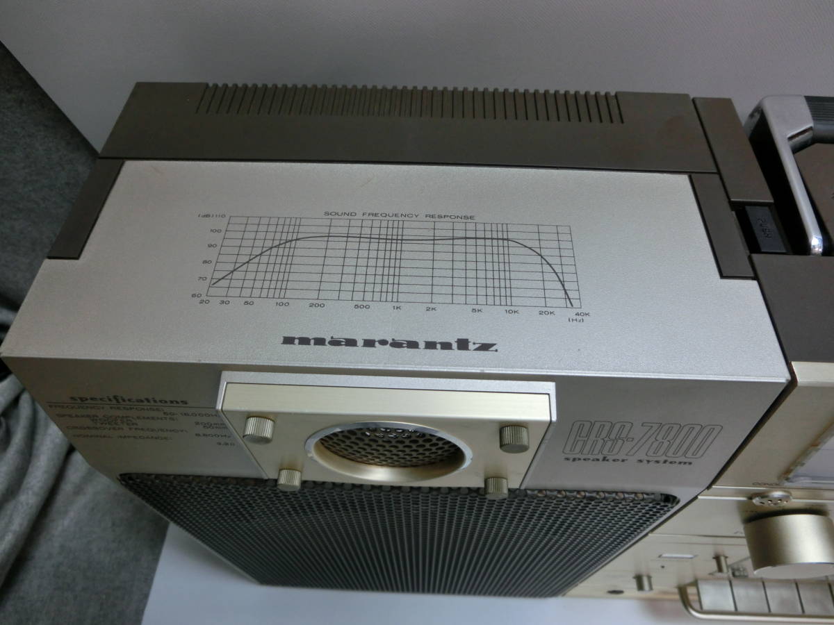 marantz CRS-7800 マランツ 大型ラジカセ ジャンク 現状品(ラジカセ