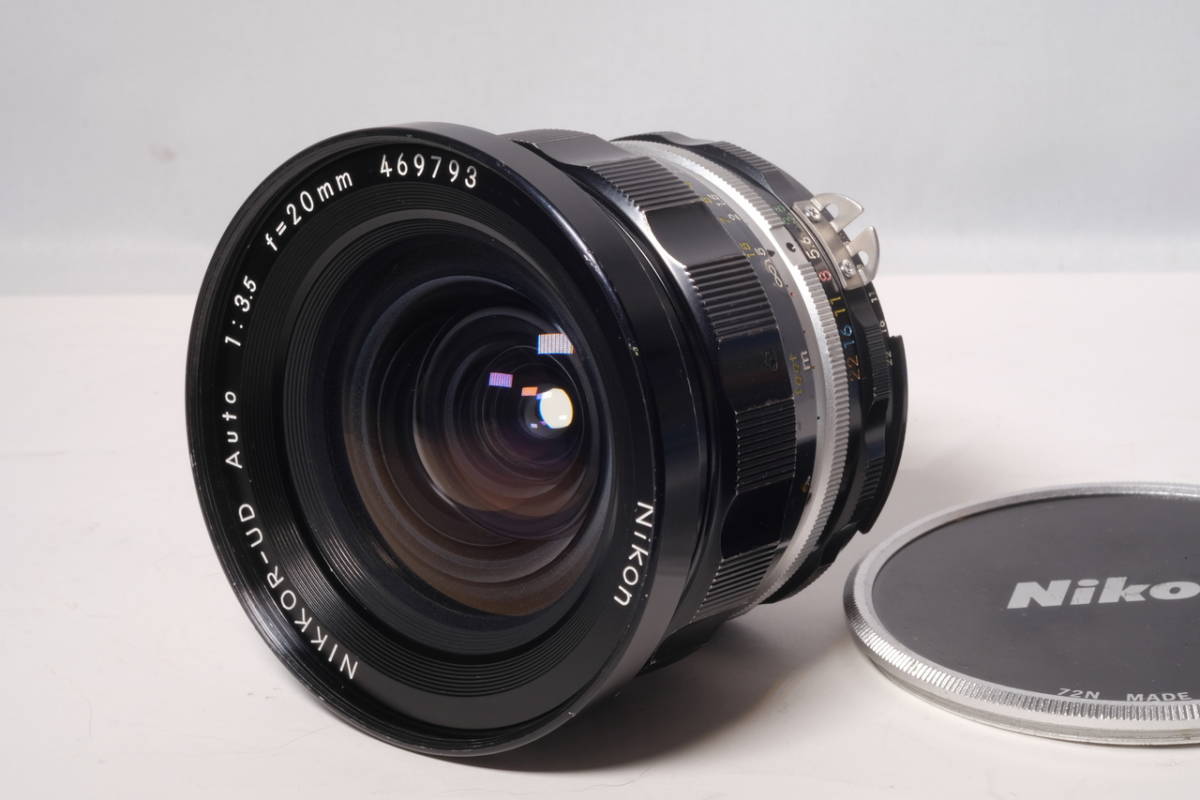 Nikon ニコン UD Nikkor 20mm F3.5 広角 単焦点レンズ Ai 改造済 中古