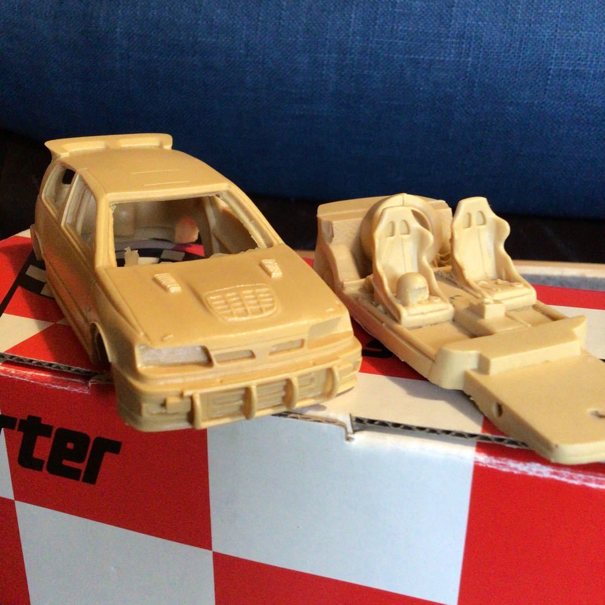 1/43 スターター レジンキット NISSAN SUNNY Safari Rallye 1991