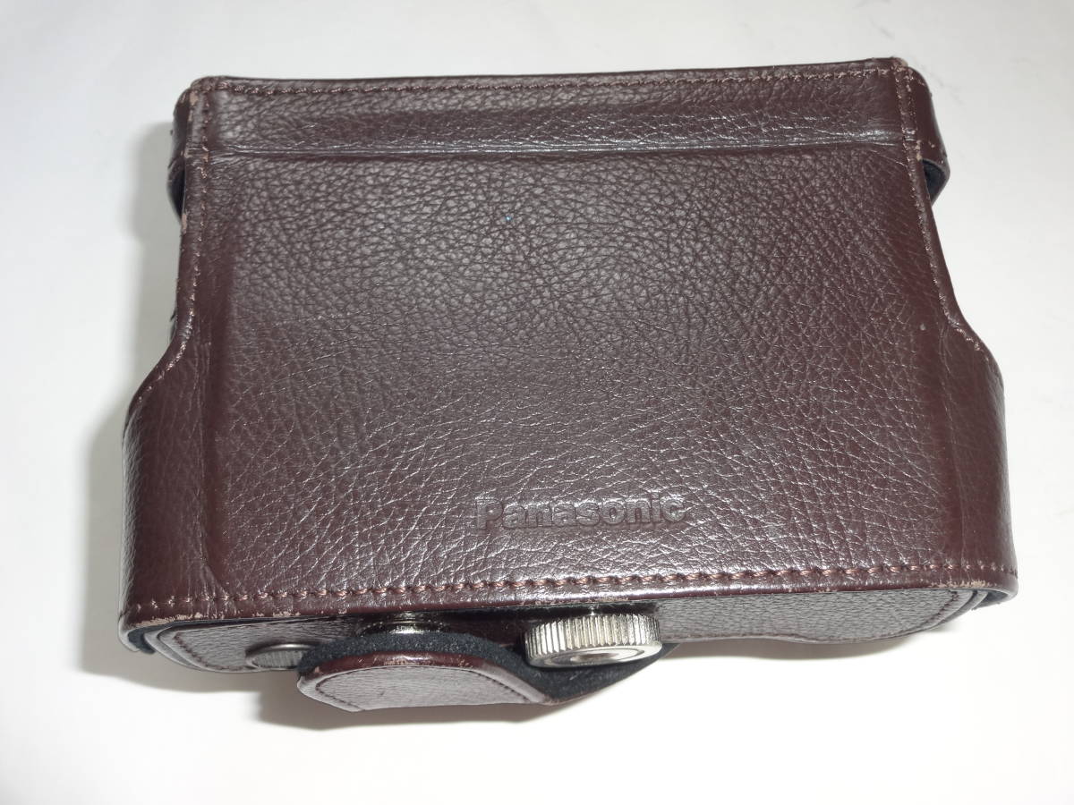中古】パナソニック 本革ケース 心もとなく DMW-CLX100-T 
