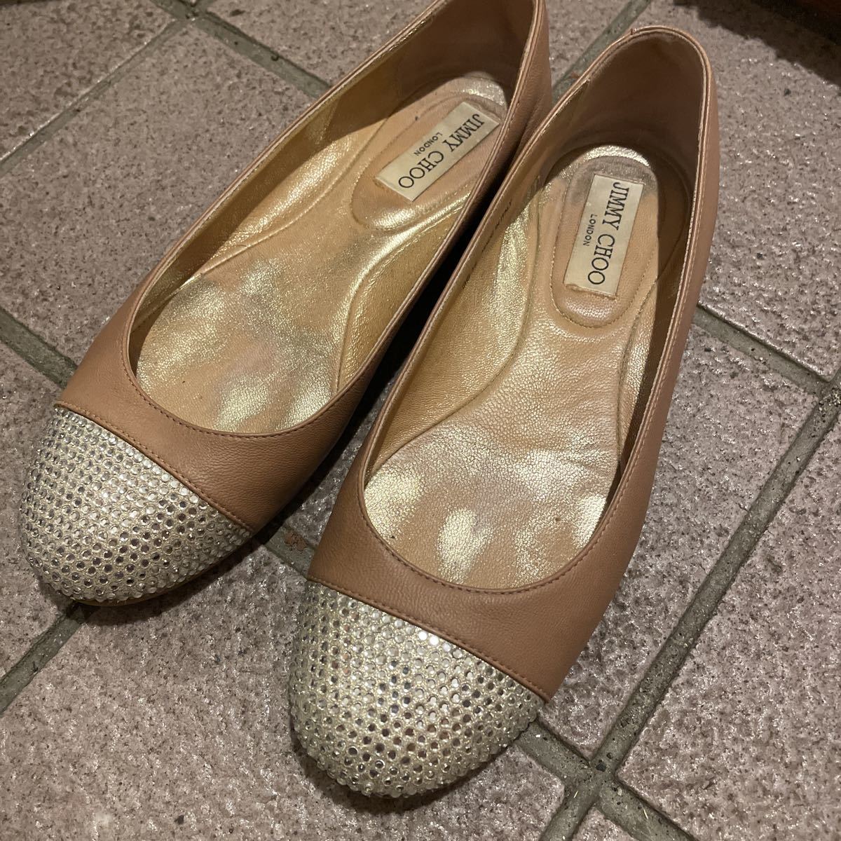 JIMMY CHOO フラットシューズ – タグ CHOODOVER_バレエシューズ Jimmy