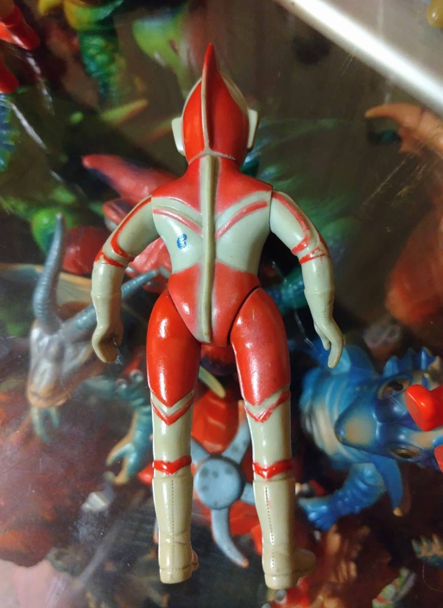 当時物 ウルトラマンゾフィー ミドル15cm ソフビ エラーモノ 