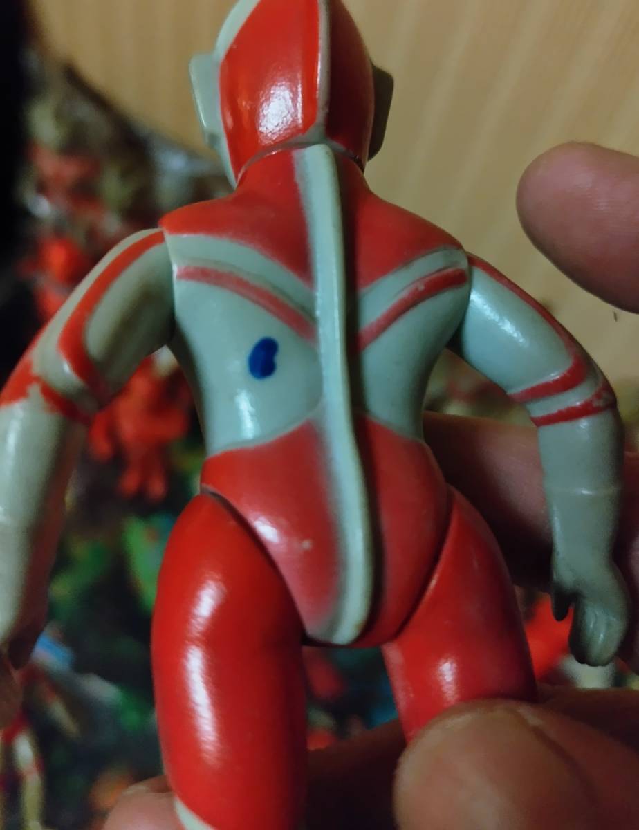 当時物 ウルトラマンゾフィー ミドル15cm ソフビ エラーモノ 