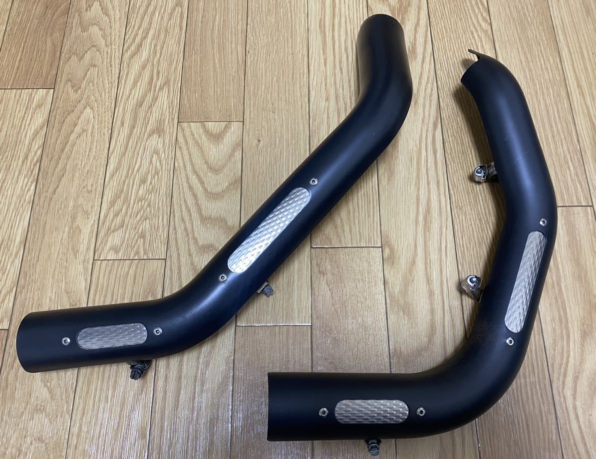 ハーレー純正 14年-22年 XL883 XL1200 スポーツスター スロット・エキゾーストシールドキット サテンブラック [65400422] 送料無料