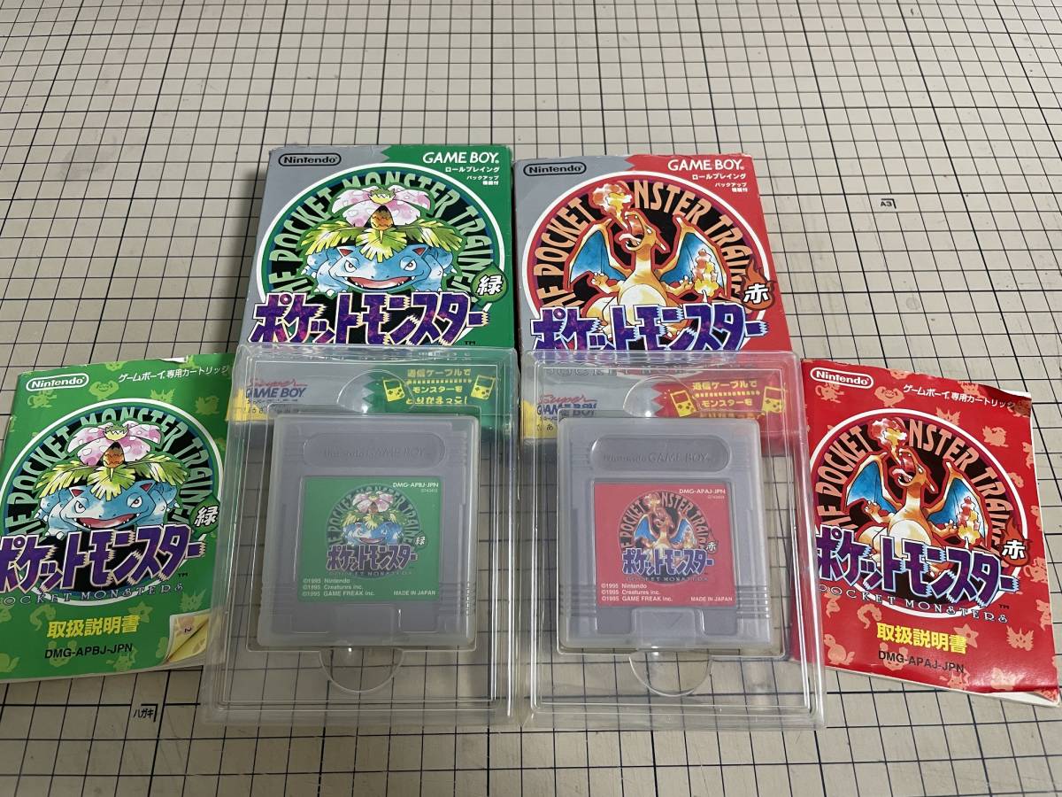 ニンテンドー Nintendo ゲームボーイソフト ポケットモンスター赤・緑 