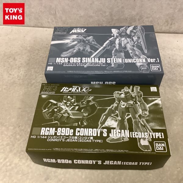 1円〜 HGUC 1/144 ジェガン エコーズ仕様 コンロイ機 シナンジュ・スタイン ユニコーン Ver.