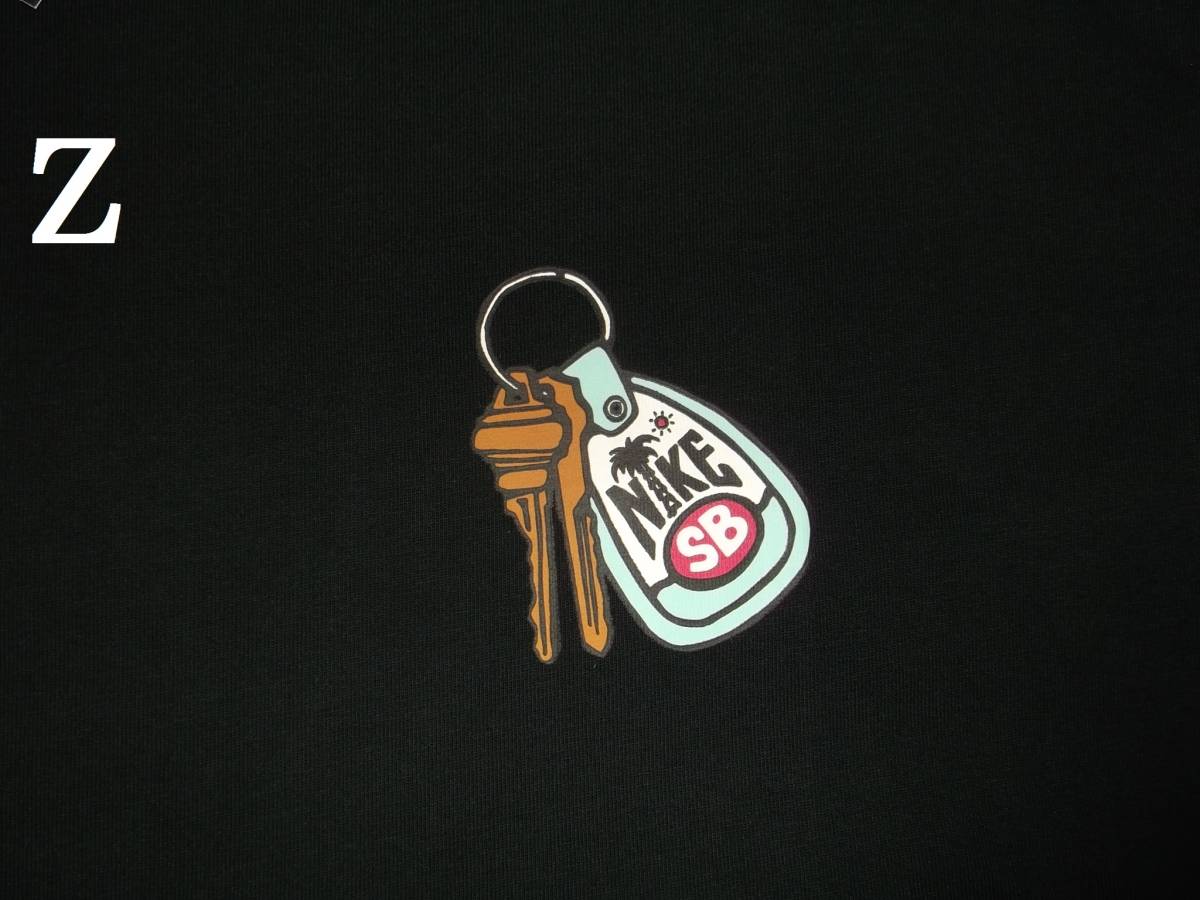 XL 送料185円 鍵 黒 LL 新品 Tシャツ トップス S/S TOPS XLサイズ NIKE SB 半袖Tシャツ 未使用 タグ付き ナイキ メンズ 半袖TEE ブラック