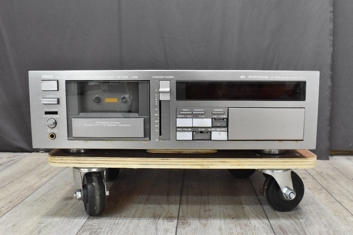 YAMAHA KX-1000 通電確認済 ジャンク YAMAHA KX-1000 通電確認済 ジャンク カセットデッキ YAMAHA ヤマハ KX