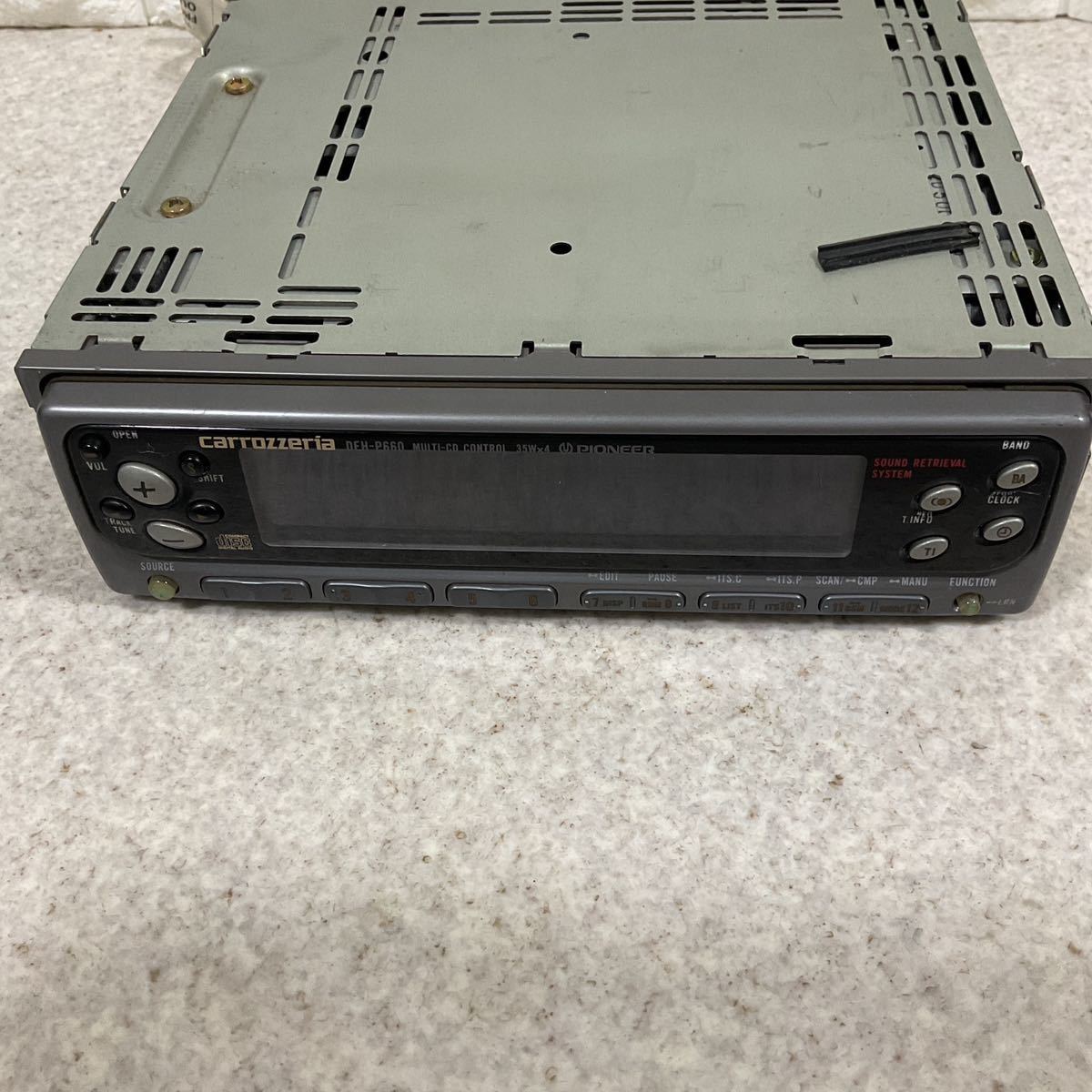 カロッツェリア DEH-P660 ジャンク品導通 あり パイオニア carrozzeria