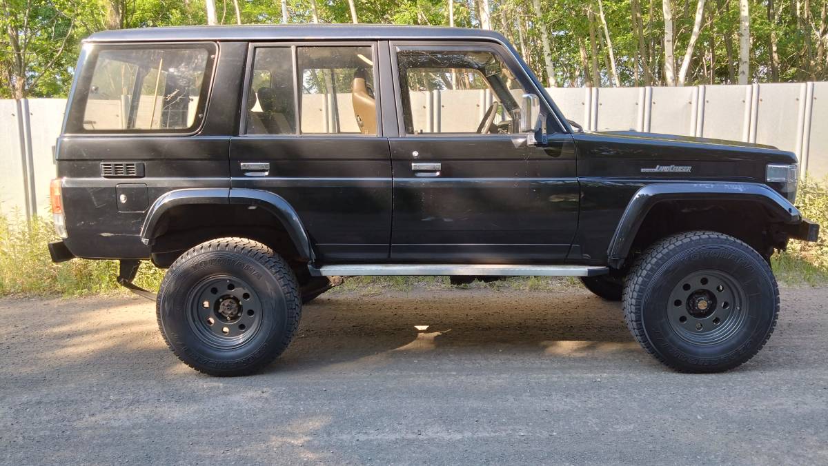 平成5年 ランクル77 HZJ77HV改 ZX AT リフトアップ 札幌 平成5年 ランクル