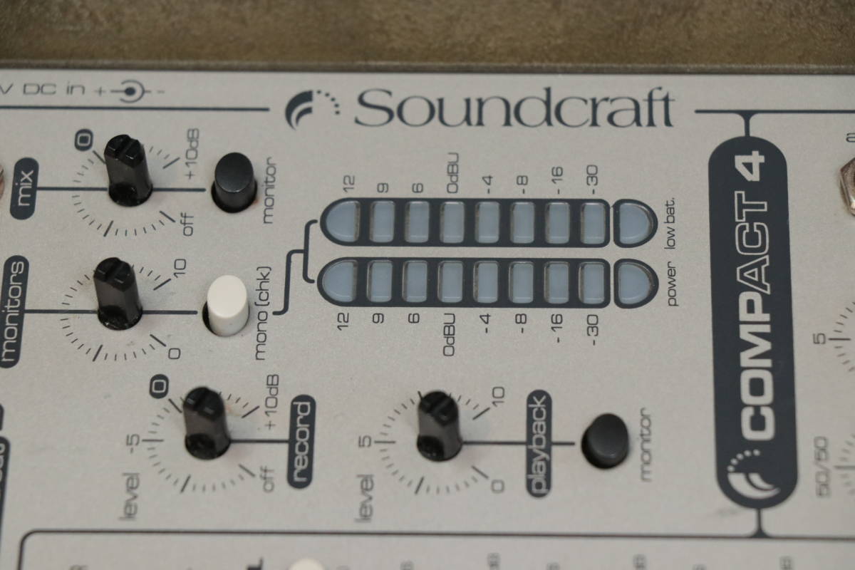 Soundcraft COMPACT 4 | Sweetwater Soundcraft COMPACT4 ミキサー